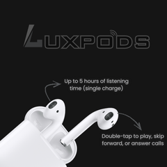 LuxPods (2nd Generation) 100% Original Quality | 6-Month Hassle-Free Warranty | FREE Premium Silicone Case