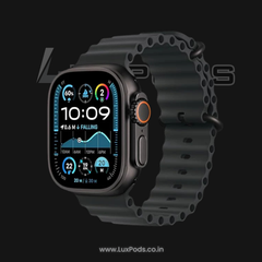 Lux Watch Ultra 2 [GPS + Cellular | 49mm] Sports Watch | Premium Build | Precision GPS | Bluetooth Calling | ON/OFF Logo | FREE 2 Extra Straps